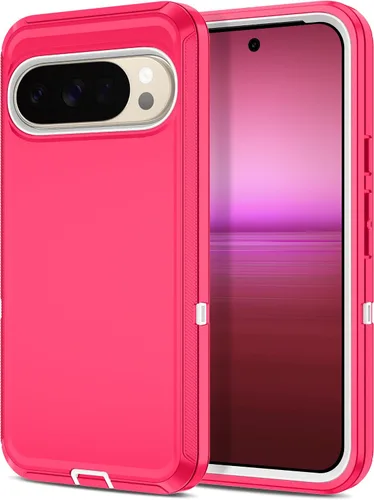 Miniatura 21 de I-HONVA Funda para Google Pixel 7 a Prueba de Golpes/Polvo/Caídas de 3 Capas con Protección Completa del Cuerpo [Sin Protector de Pantalla] Funda
