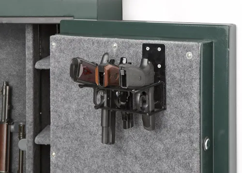 Miniatura 2 de Rack'em Bastidores para armas de montaje en pared, estante seguro para pistolas, ganchos de almacenamiento para armas de fuego para interiores