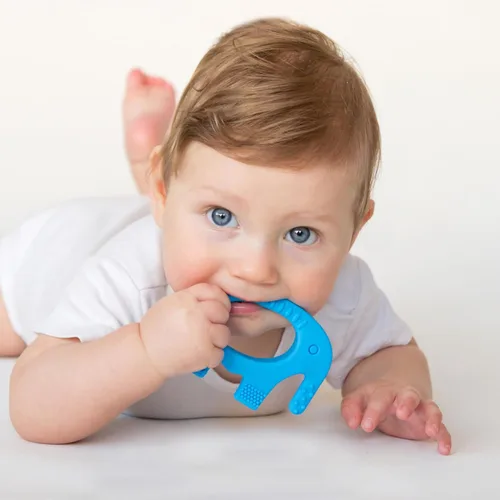 Miniatura 8 de Juguetes de dentición Baby Elefun para bebés 5X Alivio del dolor Sin retraso 0-6 meses Azul 34-38 Azul