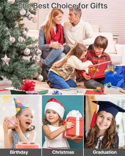 Miniatura 7 de Cámara digital, cámara para niños con tarjeta de 32 GB, FHD 1080P 44MP cámara de vlogging, cámara digital de zoom de 16X y disparo, cámaras Negro