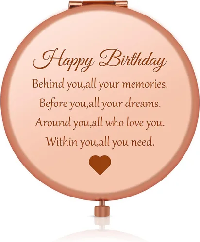 Miniatura 9 de 16th Birthday Gift Idea for 16 Year Old Girls, Happy 16th Birthday Gift for Daughter Granddaughter Niece Sister Friends, Double Sided Travel Compact