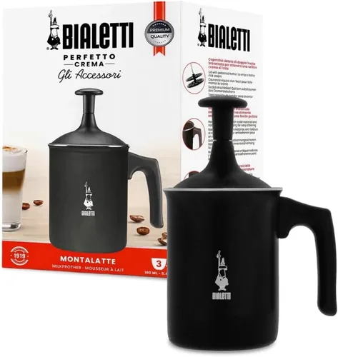 Miniatura 5 de Bialetti 00AGR394 Tutto Crema Espumador de leche, negro