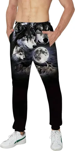 Miniatura 3 de Novedosos pantalones deportivos unisex con gráficos 3D de novedad, pantalones deportivos holgados y frescos S-XXL