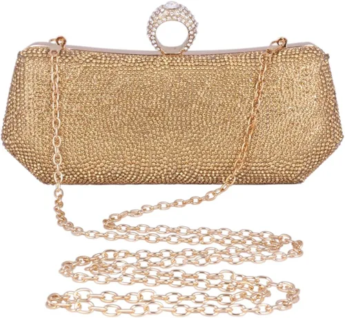 Miniatura 3 de Adoptfade Bolso de noche con cuentas para mujer de lujo fiesta de fiesta de baile