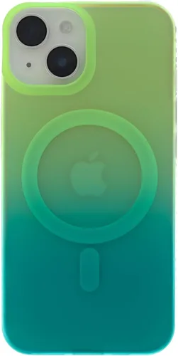 Miniatura 43 de Funda degradada para iPhone 14 Pro - Diseño multicolor degradado naranja y amarillo, resistente a los impactos y con imanes