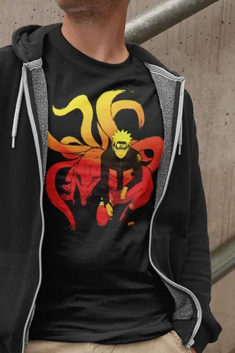 Miniatura 3 de Ripple Junction Camiseta Naruto Shippuden Naruto and Nine-Tails para adultos