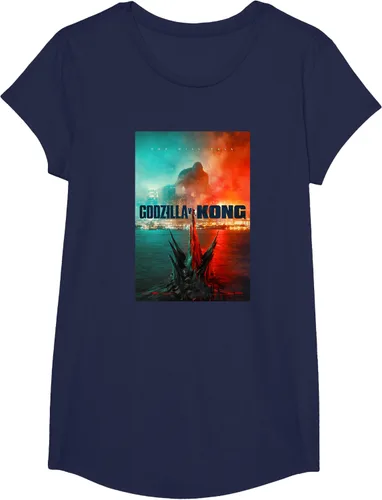 Miniatura 18 de Godzilla vs Kong - Camiseta oficial con póster, Negro