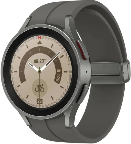 Miniatura 5 de Samsung Galaxy Watch 5 Pro de 45mm Reloj Inteligente Bluetooth, Cuerpo, Salud, Fitness, Sueño, Monitor de Ritmo Cardíaco, Batería Mejorada, Cristal