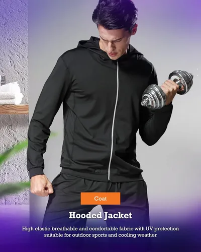 Miniatura 5 de BOOMCOOL 5PCS Gym Clothes for Men Workout Sets