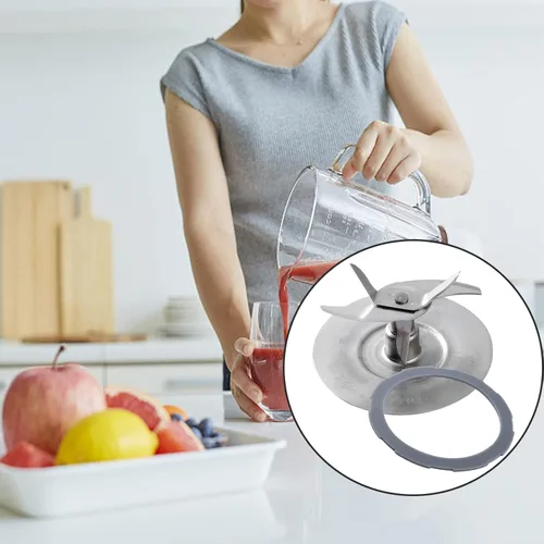 Miniatura 6 de Pro 1200 - Cuchilla de repuesto para licuadora Os-ter Pro 1200 con base de tarro inferior y junta tórica de goma para piezas de repuesto Os-ter Pro