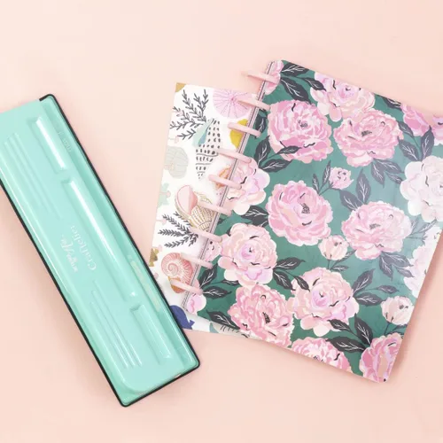 Miniatura 6 de Craftelier - Fundas de plástico transparente para la parte delantera y trasera troqueladas para crear carpetas de disco personalizadas de 9 anillas