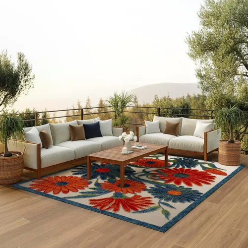 Miniatura 21 de Nourison Home Aloha - Alfombra beige de 2 pies 3 pulgadas x 12 pies, fácil de limpiar, no se desprende, para dormitorio, sala de estar, comedor