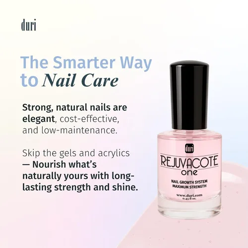 Miniatura 5 de Duri Rejuvacote 1 Nail Growth System + 791 Berry Margarita Neon Purple Nail Polish Bundle - Nail Strengthener & Bold Semi-Matte Color Duo, Summer