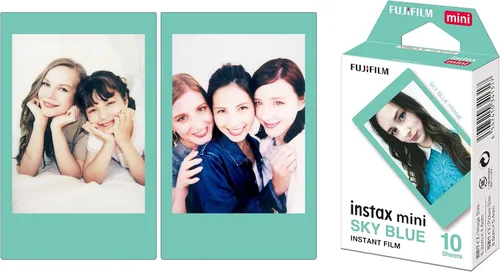 Miniatura 6 de Fujifilm Instax Mini Sky Blue película con 10 fotos