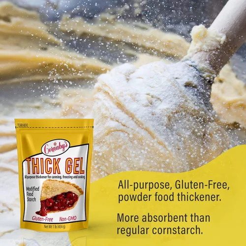 Miniatura 4 de Cornaby's Gel grueso de 1 libra (paquete de 1) Almidón de maíz ceroso premium, 2 veces más espesante Sin gluten, sin OMG, espesante de alimentos