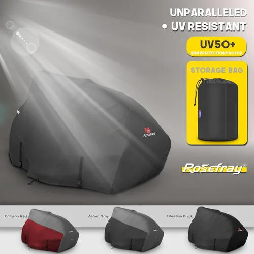Miniatura 5 de Cubierta para Cortacésped de Montar, Tejido Impermeable de Grado Marino 420D - Ajuste Universal para John Deere, Cub Cadet, Craftsman, etc. Cubre