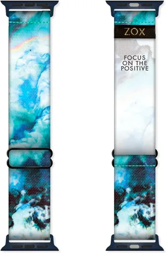Miniatura 23 de ZOX Correa para Apple Watch, banda elástica con afirmaciones motivacionales y hermosas obras de arte, regalos para hombres, mujeres y niños