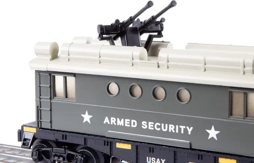 Miniatura 5 de Lionel Army Freight Electric O Gauge Bluetooth 5.0 Set de Tren Eléctrico con Control Remoto