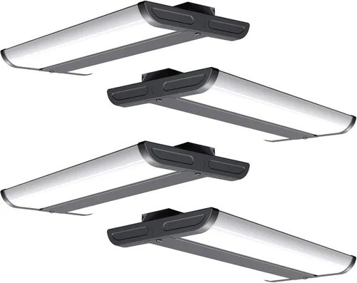 Lightdot Luces LED de 2 pies con montaje empotrado/suspendido, 150 W [Eqv.600 W] 5000 K 100-277 V iluminación comercial para taller de garaje, techo