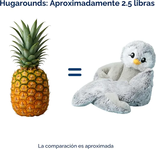 Miniatura 5 de HUGIMALS Hugarounds Sawyer The Sloth - Envoltura de felpa pesada para el cuello y los hombros de 2.5 libras para microondas y congelable, abrazos