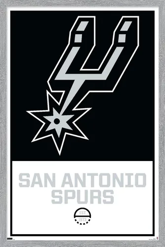 Miniatura 11 de Trends International NBA San Antonio Spurs - Póster de pared con logotipo 21, 22.375 x 34 pulgadas, paquete de póster y montaje prémium Paquete