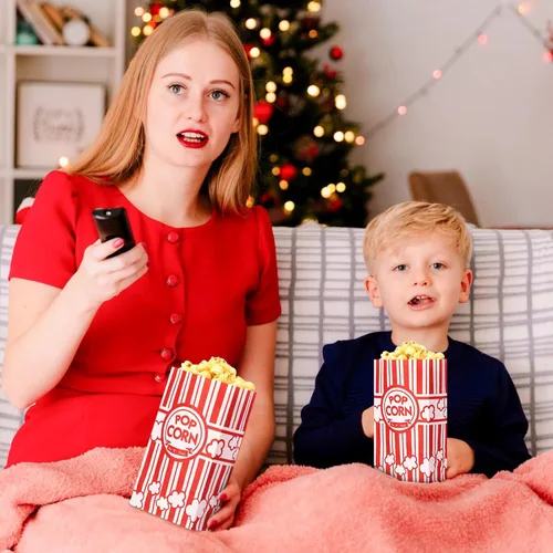 Miniatura 5 de 58 bolsas de palomitas de maíz, bolsas de papel de 2 onzas, porciones individuales a granel para máquina de maíz pop, noches de cine, suministros