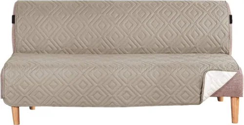 Miniatura 61 de H.VERSAILTEX Funda reversible para silla, protector de muebles antideslizante, resistente al agua, con correas elásticas de 2 pulgadas