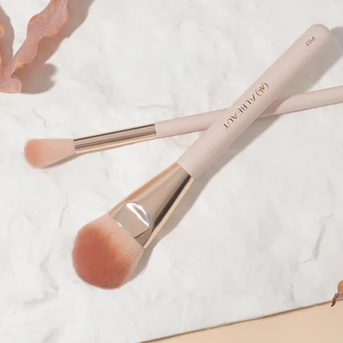 Miniatura 6 de Albeaut Brocha Iluminadora, Brocha Esponjosa para Mezclar Sombra de Ojos, Herramienta de Maquillaje Imprescindible para Iluminar y Rubor