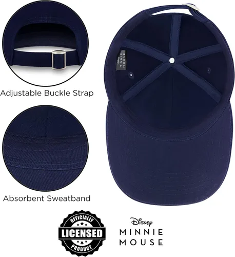 Miniatura 7 de Disney Gorra de béisbol para mujer, gorro ajustable de Minnie Mouse para adultos