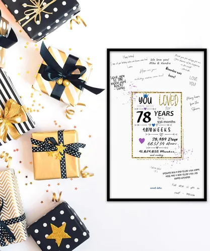 Miniatura 7 de Póster de libro de invitados para fiesta de cumpleaños número 16, pancarta de decoración de centro de mesa para mujeres u hombres que cumplen 16