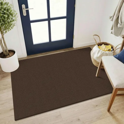 Miniatura 139 de KOZYFLY - Tapetes para entrada, lavable, tejido, con respaldo de goma antideslizante, de algodón, interiores, cocina, entrada, vestíbulo y puerta