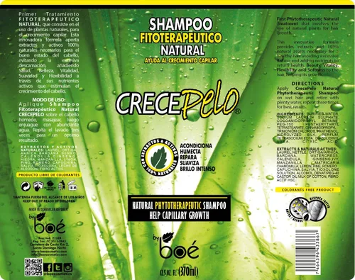 Miniatura 4 de Crece Pelo Natural Hair Growth Duo - Set combinado de champú y enjuague fitoterapéutico - Aumenta el crecimiento, la fuerza y el brillo - Fórmula a