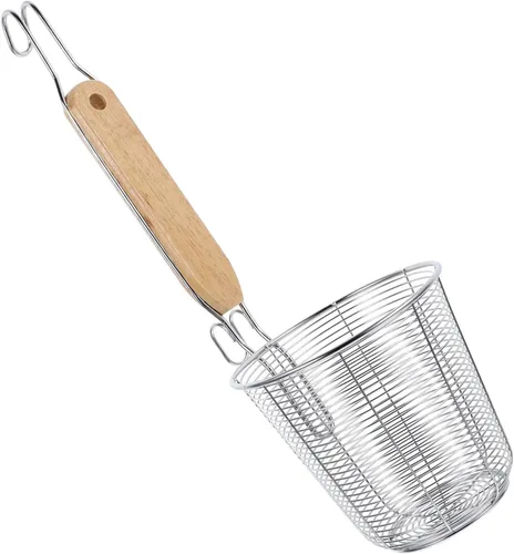 UPKOCH Sobre el fregadero Colador en polvo Valla de malla Filtro de pantalla de acero inoxidable tamiz de fideos