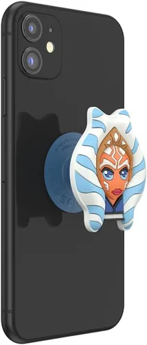 Miniatura 2 de PopSockets Agarre adhesivo para teléfono, soporte, soporte para teléfono, Star Wars - Ahsoka Tano PopOut Ashoka