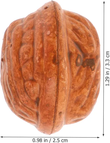 Miniatura 2 de ARTIBETTER 60 piezas de decoración de estatua para decoración de alimentos, cuenco de mesa, relleno de nueces, nuez, casa de muñecas, tuerca
