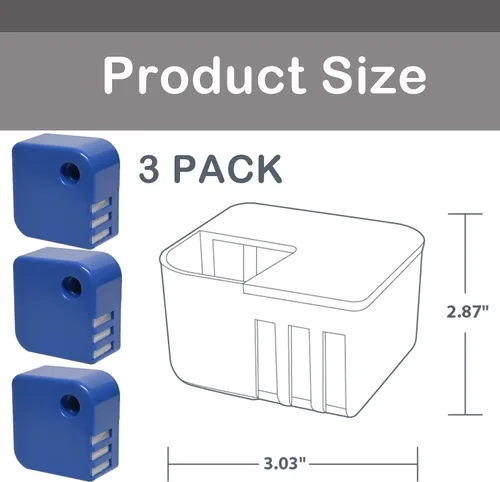 Miniatura 5 de Cartucho de desmineralización PDC51V1 compatible con humidificador Vick modelo V4600, V5100, VUL575 y Sunbeam696, funciona para recoger polvo