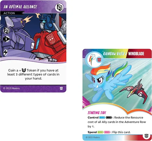 Miniatura 3 de Renegade Game Studios My Little Pony Deck Building Game: Transformers Crossover Expansión con Autobots y Mane Six