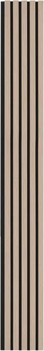 Miniatura 9 de VEVOR Panel Acústico de Listones de Madera, 7.9 x 94.5 pulgadas, Pared de Acento MDF de 4 Piezas, Tablero de Madera Falsa para Decoración