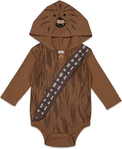 Miniatura 4 de STAR WARS Chewbacca R2-D2 Darth Vader - Paquete de 3 mamelucos para bebé recién nacido a bebé