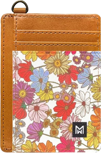 Miniatura 7 de Cartera Porta Tarjetas para Mujeres, Cartera delgada minimalista con bloqueo RFID, carteras de cuero, cartera elástica de bolsillo frontal