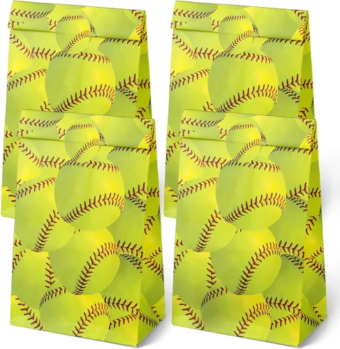 Miniatura 12 de Outego Bolsas de regalo de fiesta de tenis, bolsas de regalos de tenis, recuerdos de fiesta de tenis para niños, suministros de fiesta de cumpleaños