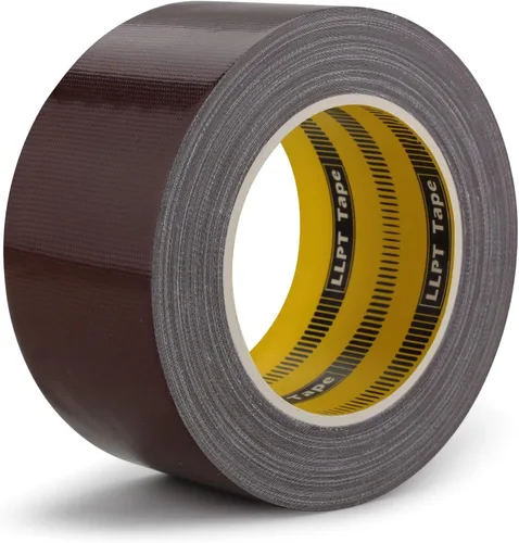 LLPT Cinta Adhesiva Marrón Oscuro Grado Premium 2.36 Pulgadas x 108 Pies Resistente Fácil de Rasgar Adhesivo Fuerte para Mudanzas Embalaje