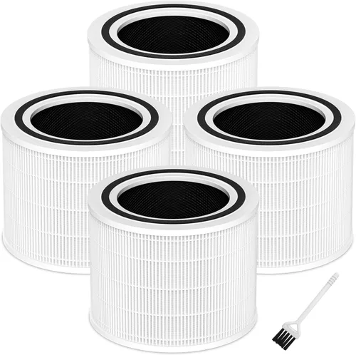 Funmit Filtro de repuesto Core 200S para purificador de aire inteligente WiFi Core 200S, repuesto de filtro H13 True HEPA 3 en 1 y carbón activado