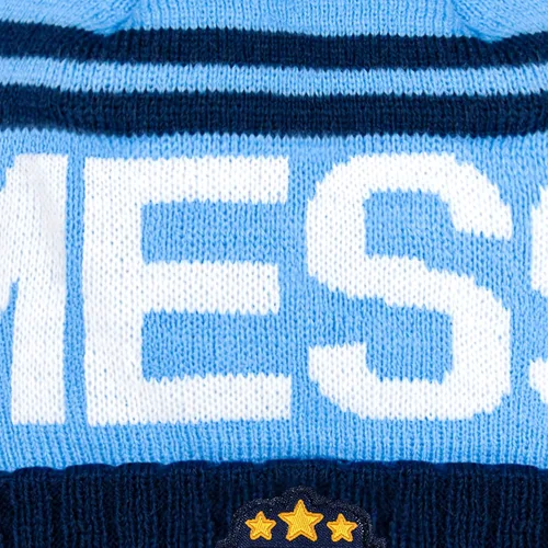 Miniatura 5 de Icon Sports Officially Licensed Argentine Football Association Lionel Messi Beanie - Unisex Kids 30bn_azul claro