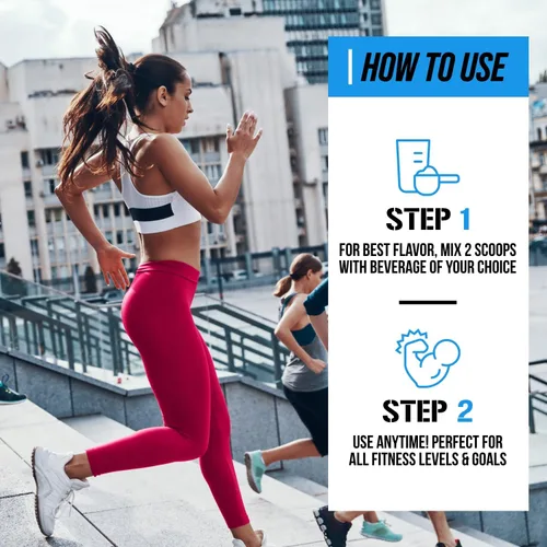 Miniatura 3 de EVL BCAA - Polvo de aminoácidos BCAA rehidratante, bebida de recuperación después del entrenamiento con cafeína natural, BCAA Energy Polvo