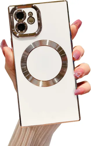 Miniatura 69 de Owncase Funda Magnética para iPhone 11, (Compatible con MagSafe) (Protección Completa de Lente de Cámara) (Esquinas Reforzadas) Funda Parachoques
