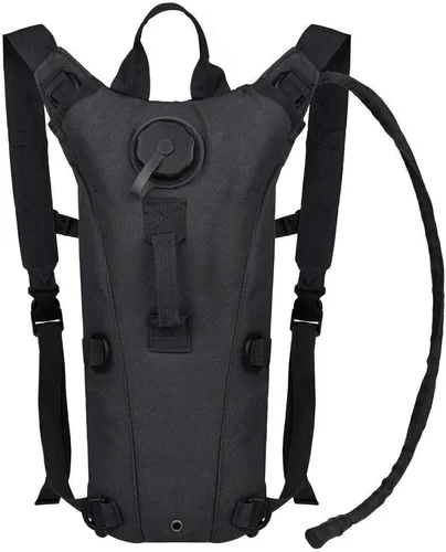 Miniatura 4 de Mochila Táctica de Hidratación Militar con Bolsa de Agua de 3L, Portador de Vejiga de Agua Impermeable para Correr, Trotar, Ciclismo, Senderismo