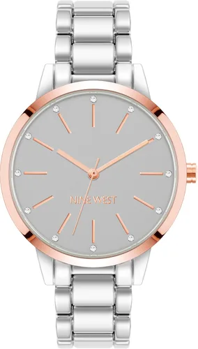 Miniatura 8 de Nine West Reloj de pulsera con detalles de cristal para mujer