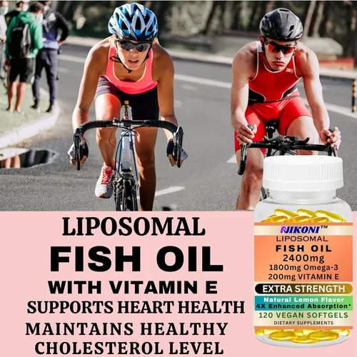 Miniatura 7 de Nikoni Aceite de pescado extra fuerte, 2400 mg cápsulas blandas con más de 1800 mg de omega-3. Alto EPA y DHA capturado en la naturaleza, 120