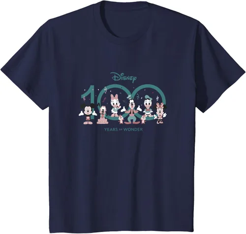 Miniatura 36 de Disney 100 Years of Wonder Mickey & Pals Muted Cute D100 Camiseta, Negro